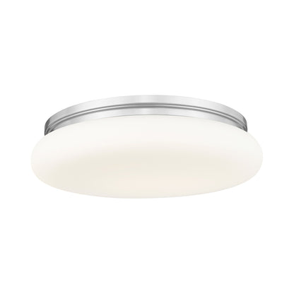 Soleil LED Flush Mount Ceiling Light in Brushed Nickel (20-Inch).