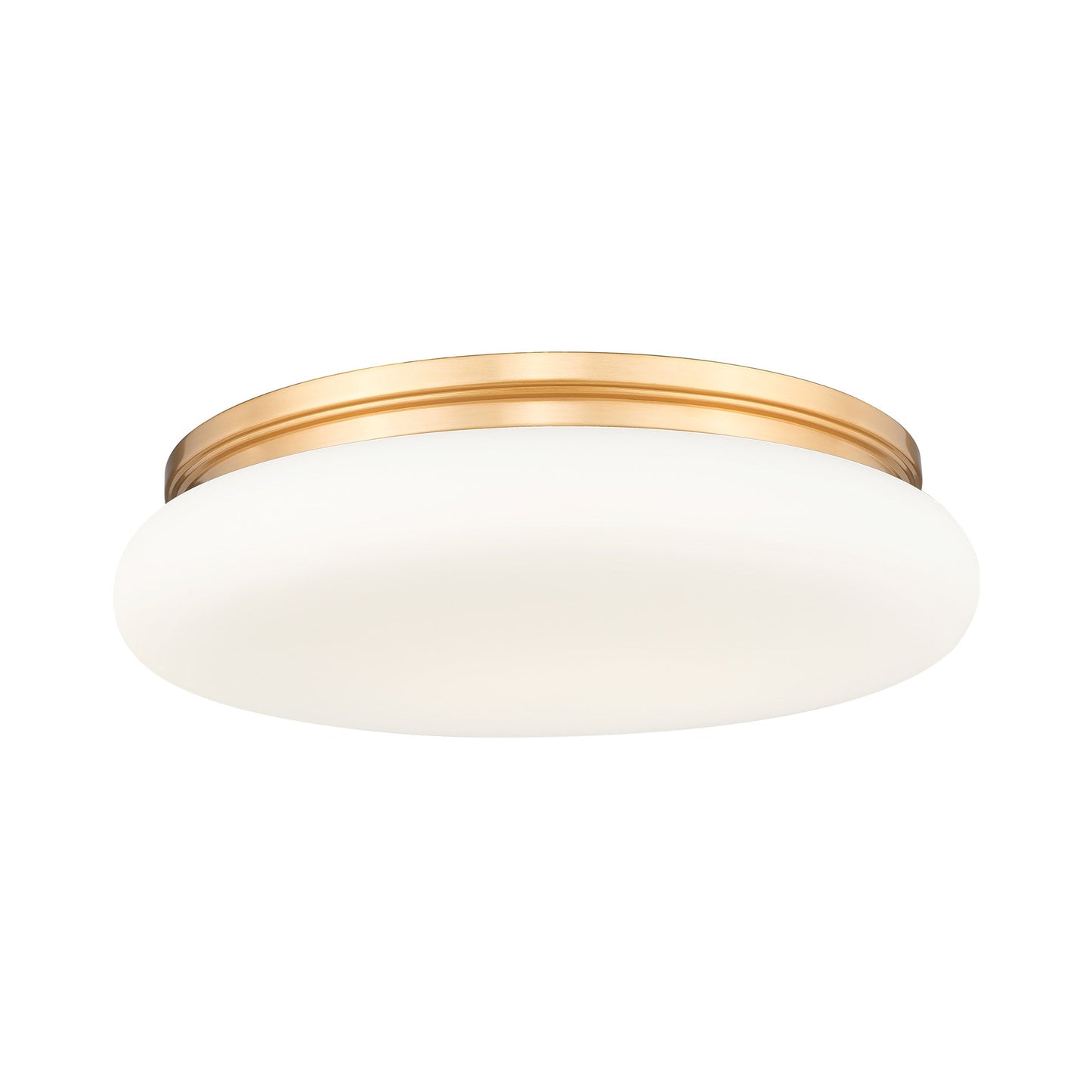 Soleil LED Flush Mount Ceiling Light in Modern Gold (20-Inch).