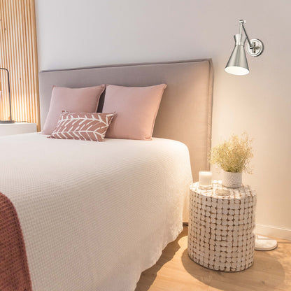 Soriano Arm Wall Light in bedroom.