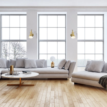 Soriano Arm Wall Light in living room.