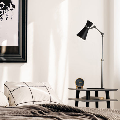 Soriano Table Lamp in bedroom.