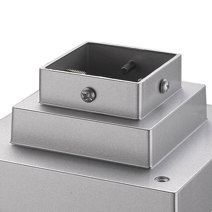 Z-Lite Square Outdoor Pier Mount Hardware in Detail.