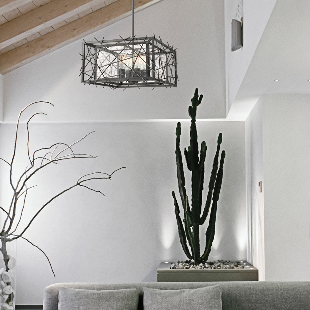 Stanwood Multi Light Pendant Light in living room.