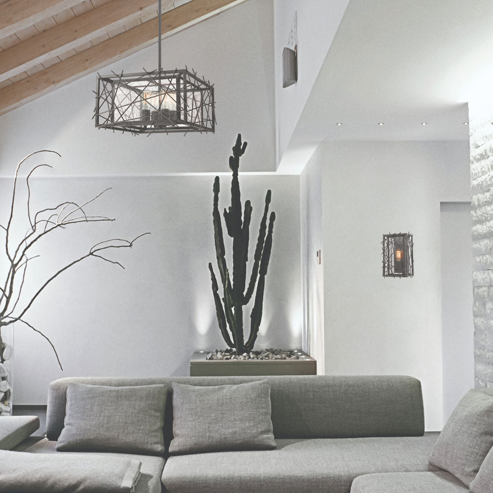 Stanwood Wall Light in living room.
