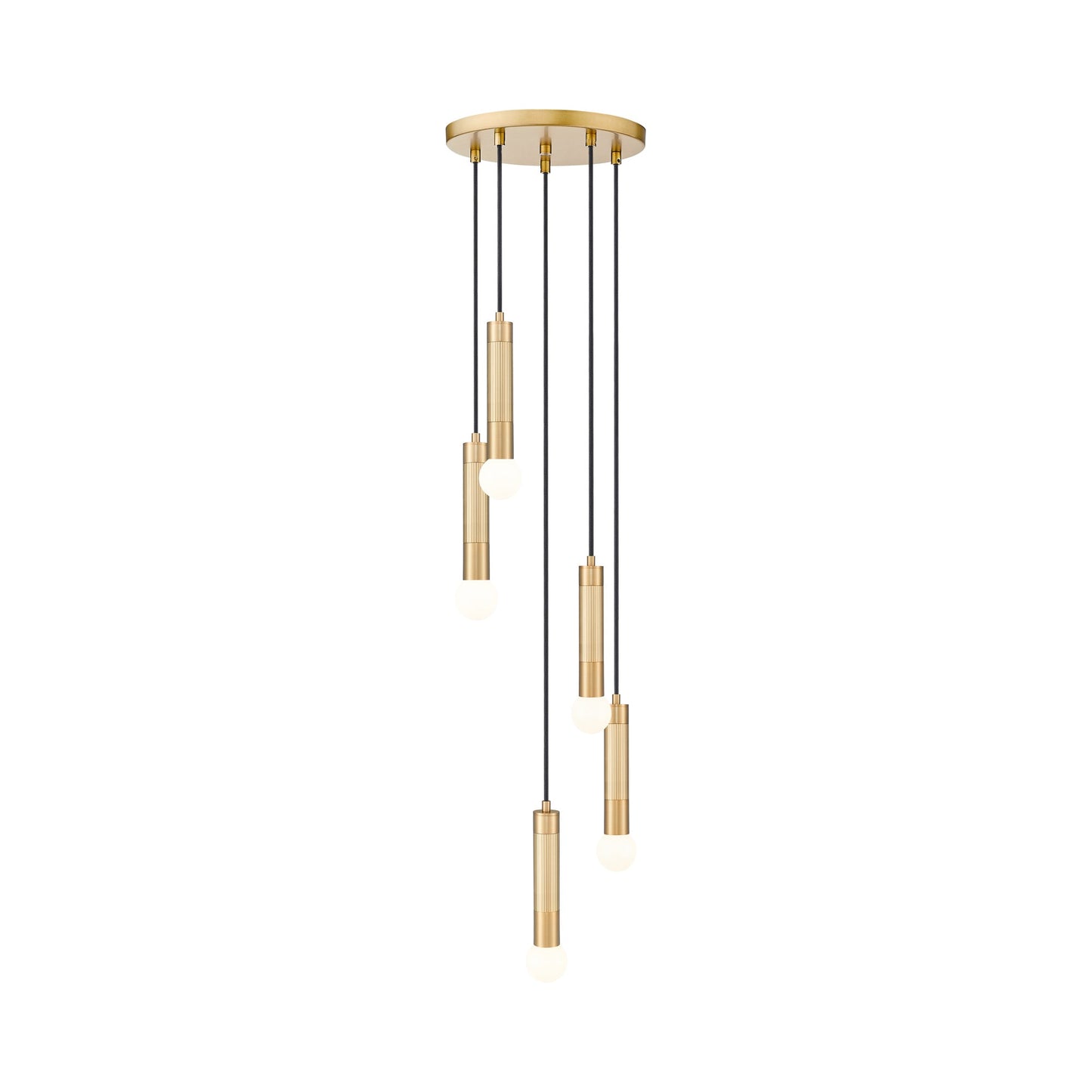 Stari Chandelier in Modern Gold (5-Light).