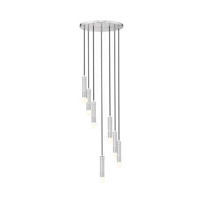 Stari Chandelier in Brushed Nickel (7-Light).