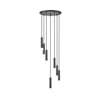 Stari Chandelier in Matte Black (7-Light).