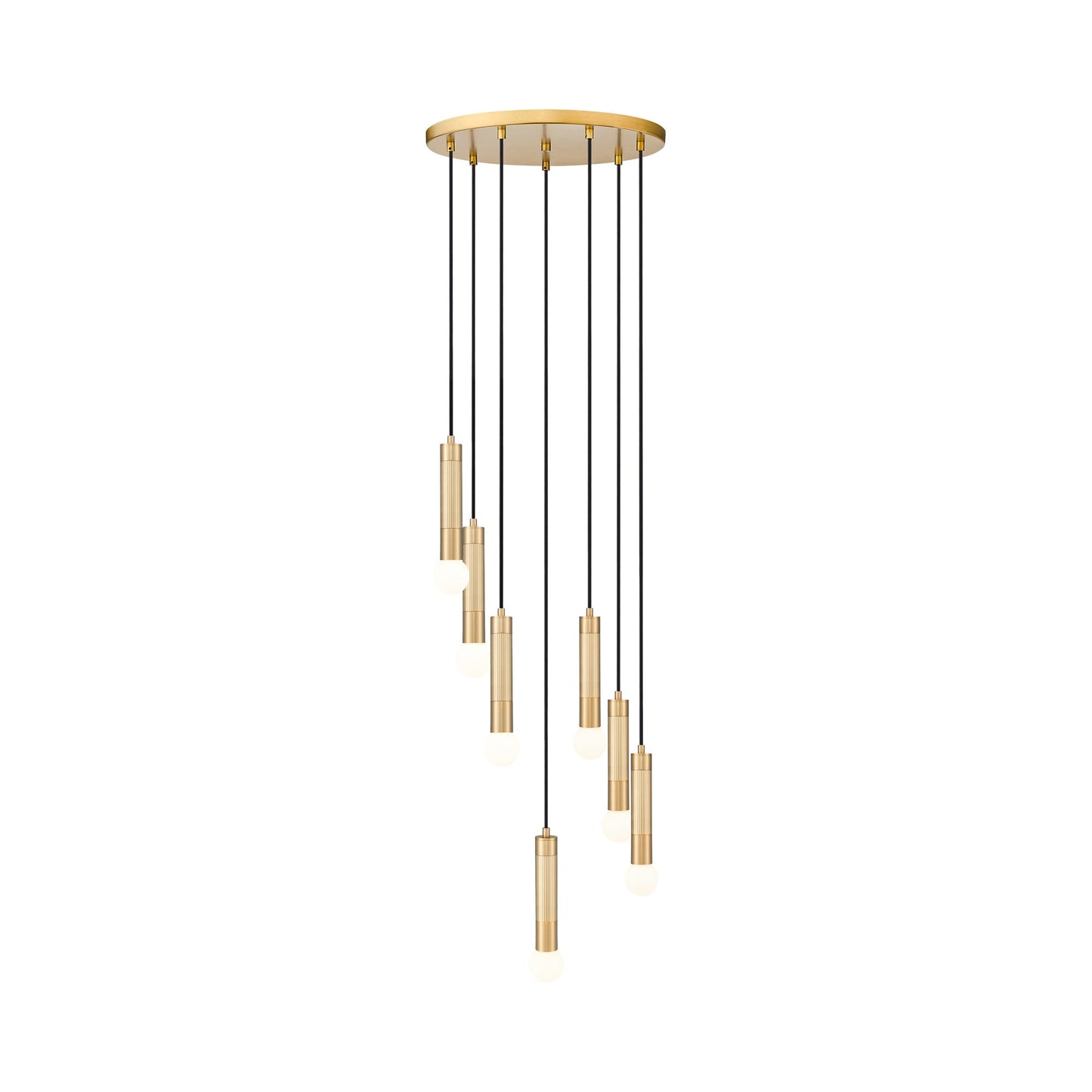 Stari Chandelier in Modern Gold (7-Light).