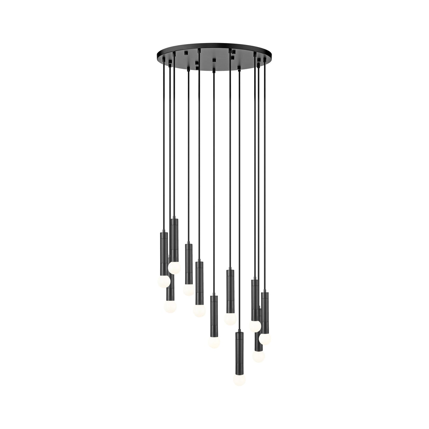 Stari Chandelier in Matte Black (11-Light).