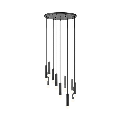 Stari Chandelier in Matte Black (11-Light).