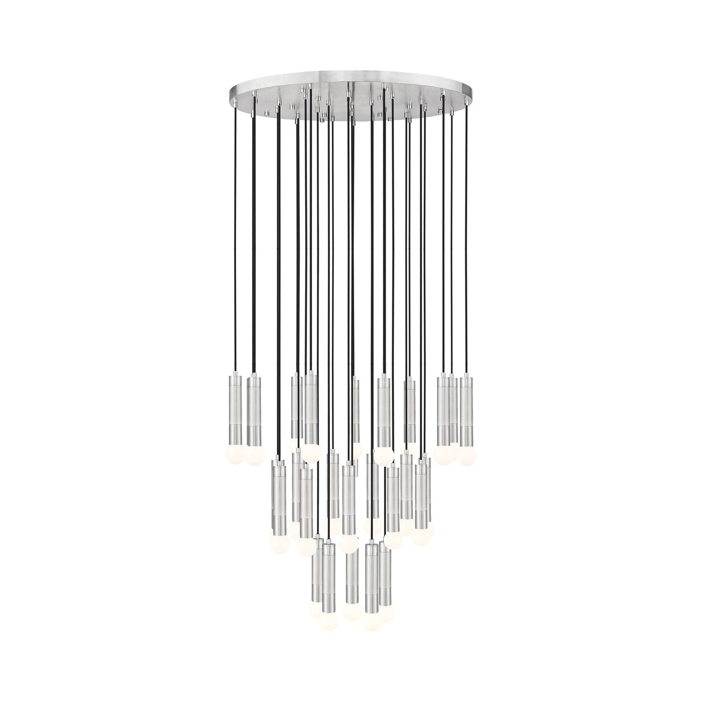 Stari Chandelier in Brushed Nickel (27-Light).