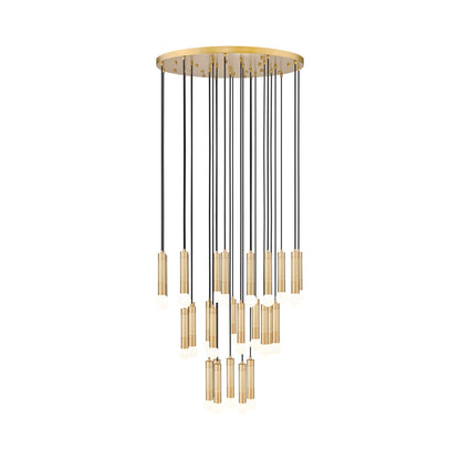 Stari Chandelier in Modern Gold (27-Light).
