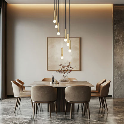Stari Chandelier in dining room.