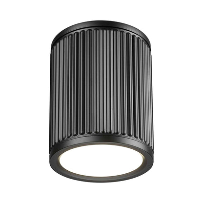 Stari LED Cylindrical Flush Mount Ceiling Light in Detail.