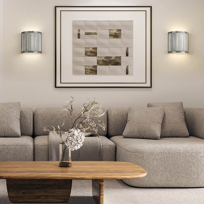 Stari LED Single Wall Light in living room.