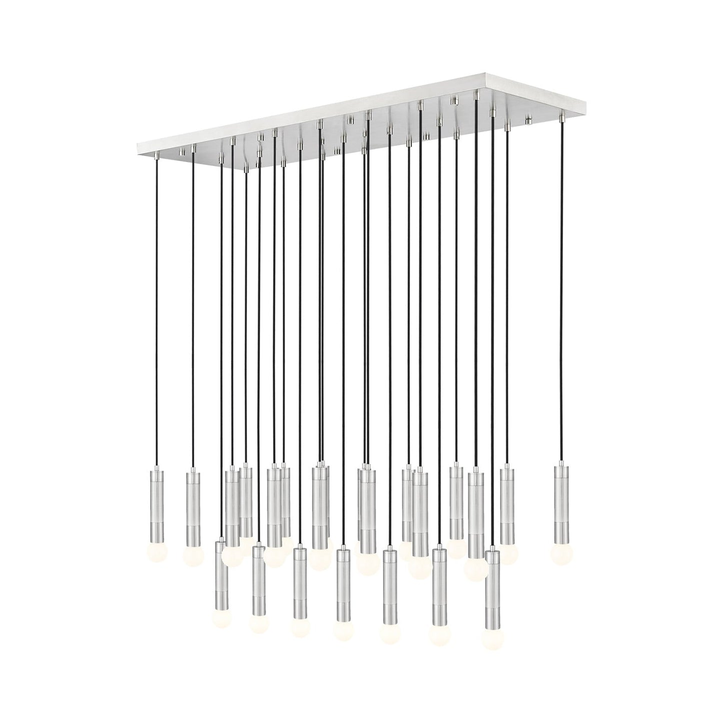 Stari Linear Chandelier in Brushed Nickel (23-Light).