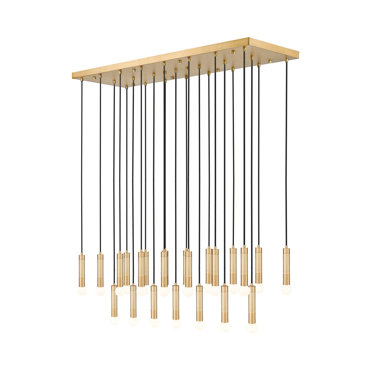 Stari Linear Chandelier in Modern Gold (23-Light).