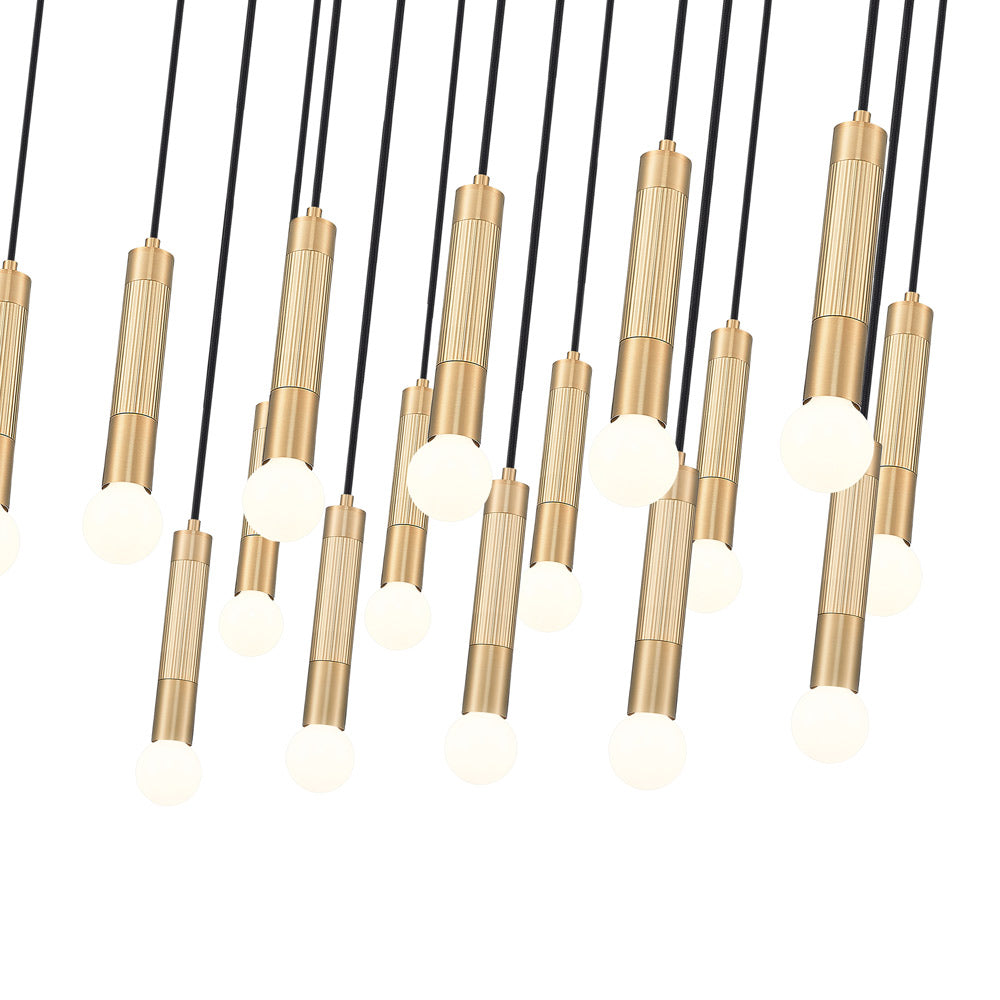Stari Linear Chandelier in Detail.