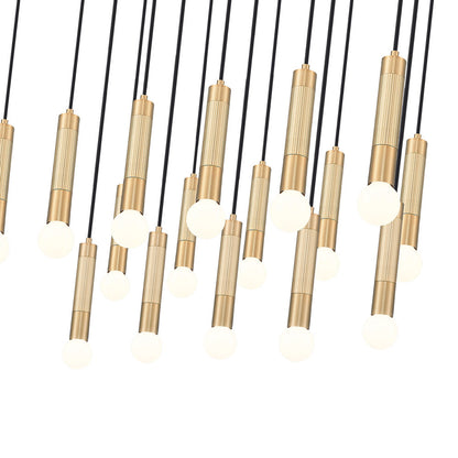 Stari Linear Chandelier in Detail.
