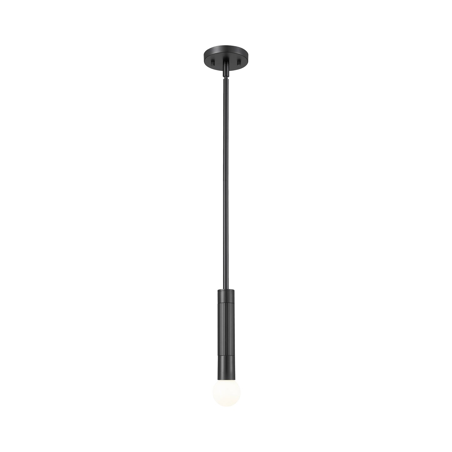 Stari Pendant Light in Matte Black (Rod).