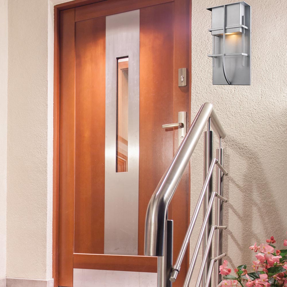 Stillwater Outdoor LED Wall Light in Outside Area.