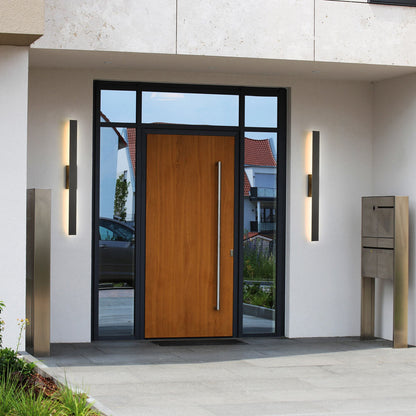 Stylet Outdoor LED Wall Light in Outside Area.
