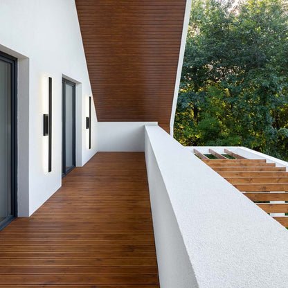 Stylet Outdoor LED Wall Light in Outside Area.