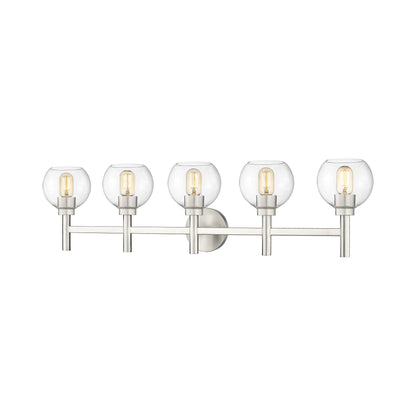 Sutton Bath Vanity Light in Brushed Nickel (5-Light).