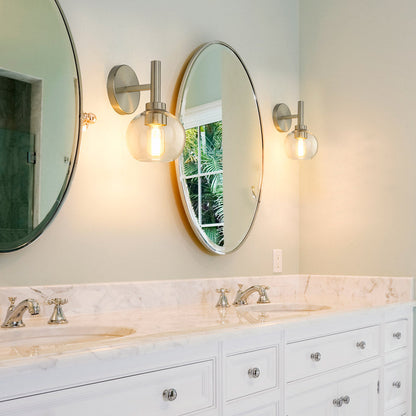 Sutton Bath Wall Light in bathroom.