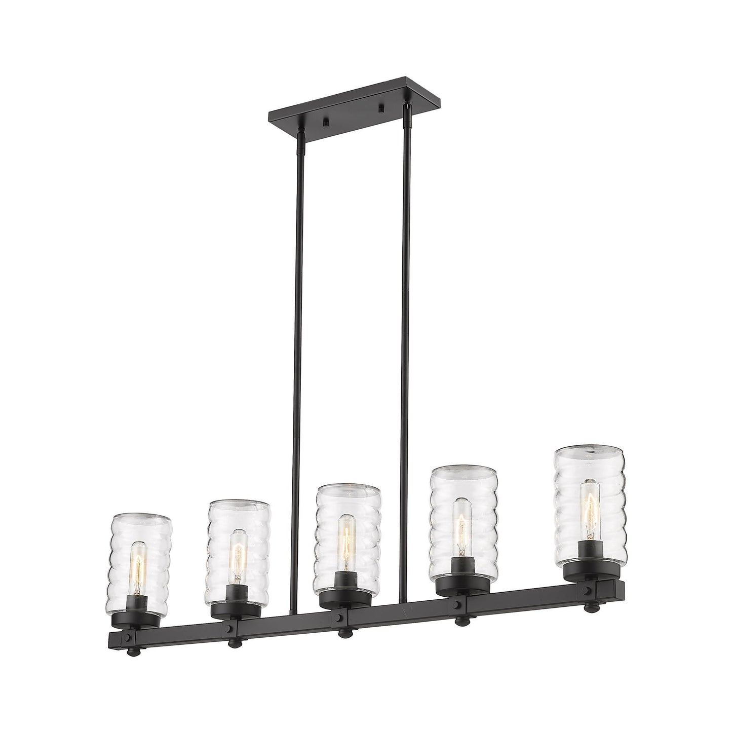 Tahoe Outdoor Linear Chandelier.