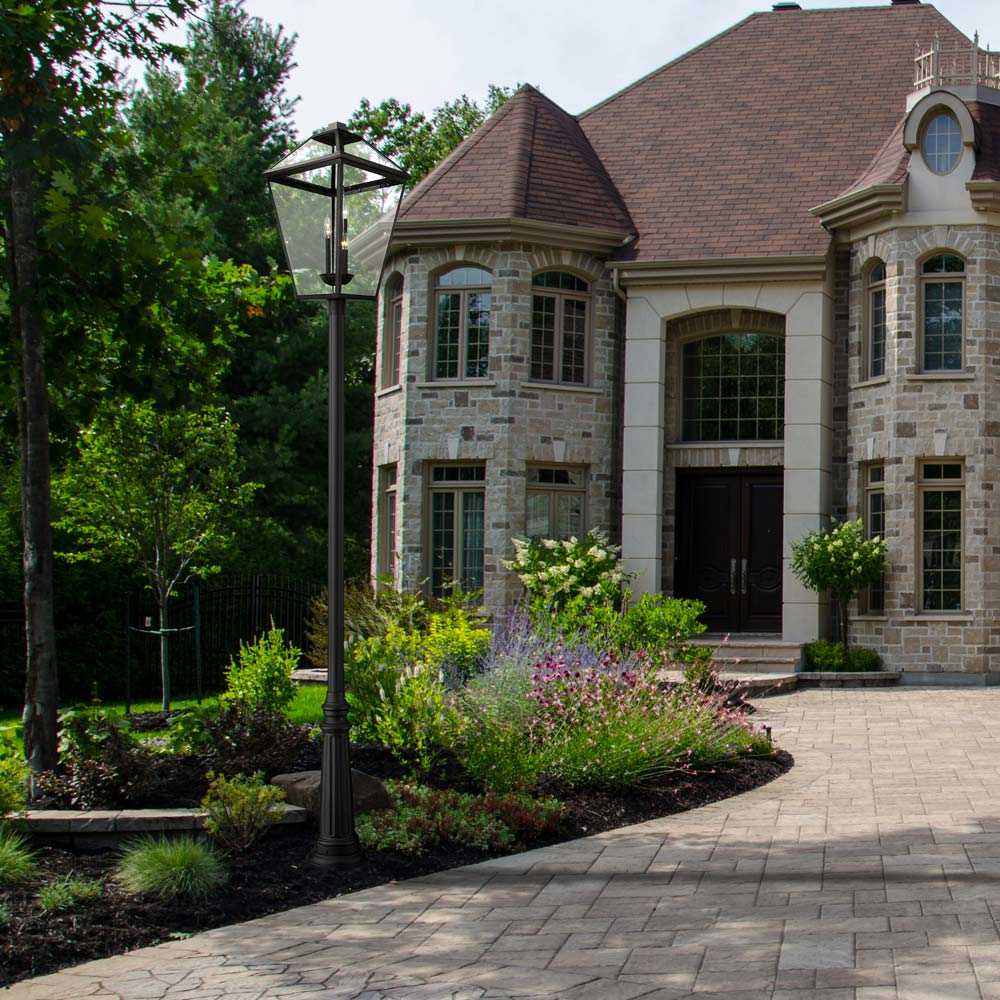 Talbot 511P Outdoor Post Light in Outside Area.