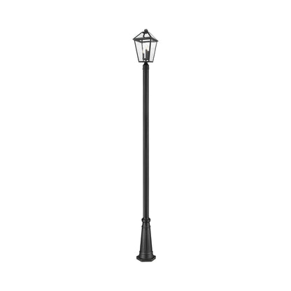 Talbot 519P Outdoor Post Light in Black (113.75-Inch).
