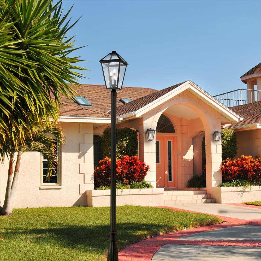 Talbot 519P Outdoor Post Light in Outside Area.