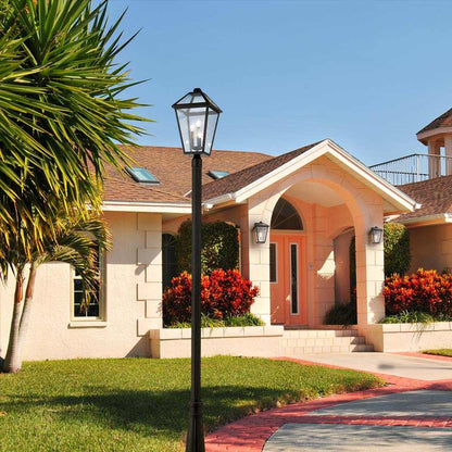 Talbot 519P Outdoor Post Light in Outside Area.