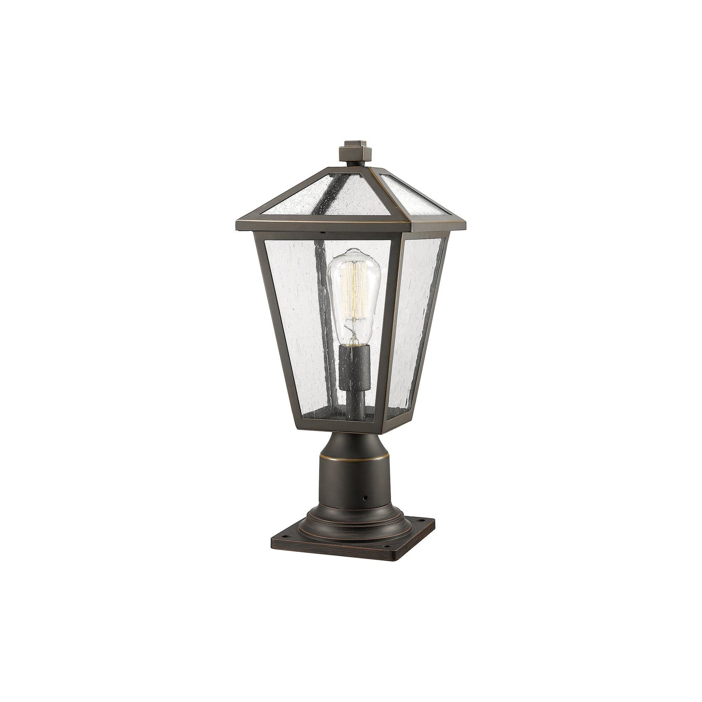 Talbot 533PM Outdoor Pier Mount Light in Oil Rubbed Bronze (18.5-Inch).