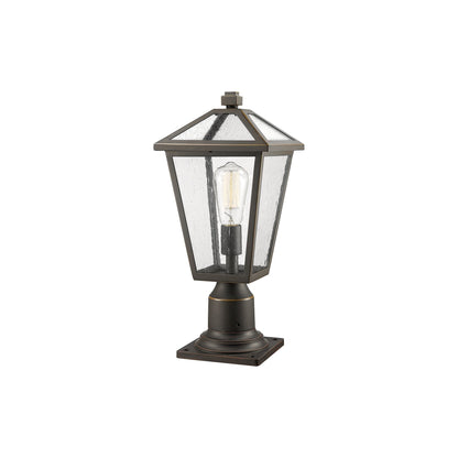 Talbot 533PM Outdoor Pier Mount Light in Oil Rubbed Bronze (18.5-Inch).