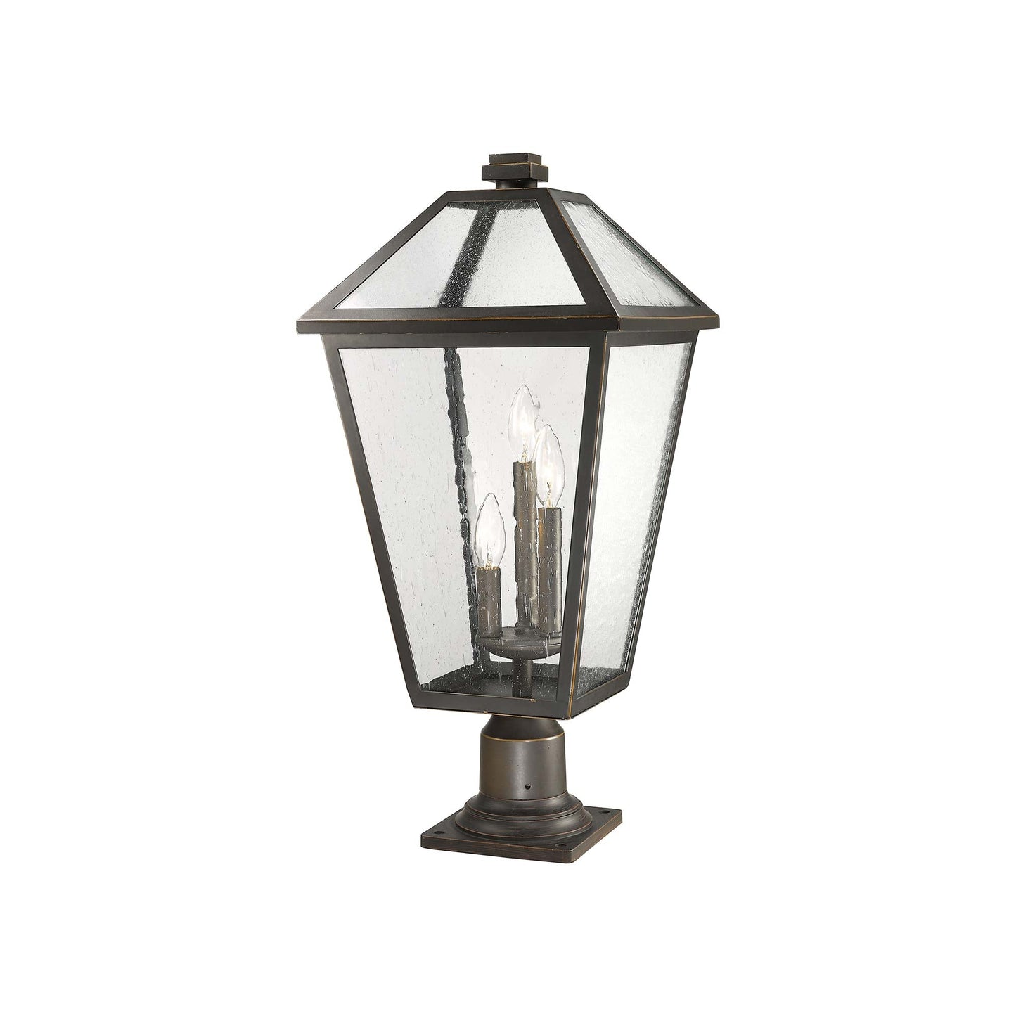 Talbot 533PM Outdoor Pier Mount Light in Oil Rubbed Bronze (25.75-Inch).