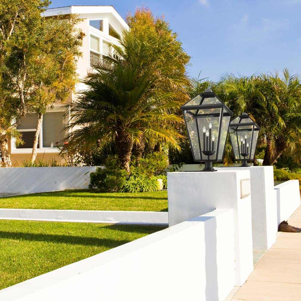 Talbot 533PM Outdoor Pier Mount Light in Outside Area.