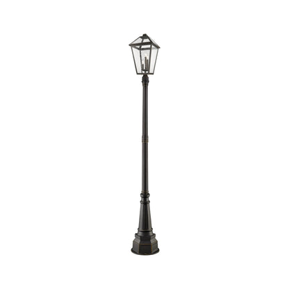 Talbot 564P Outdoor Post Light in Oil Rubbed Bronze (104-Inch).