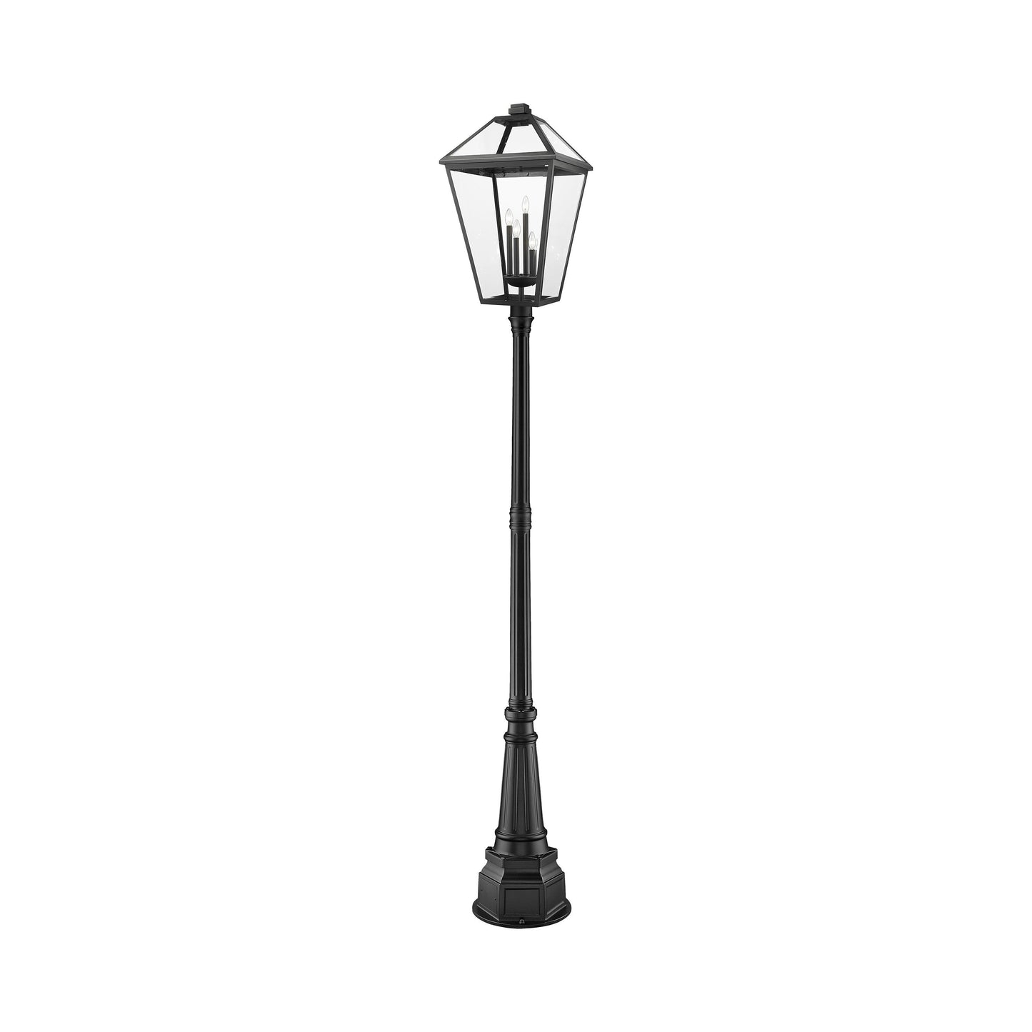 Talbot 564P Outdoor Post Light in Black (117.5-Inch).