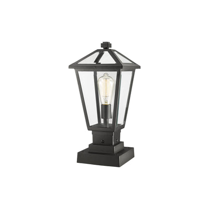 Talbot 579S Outdoor Pier Mount Light in Black (17.5-Inch).