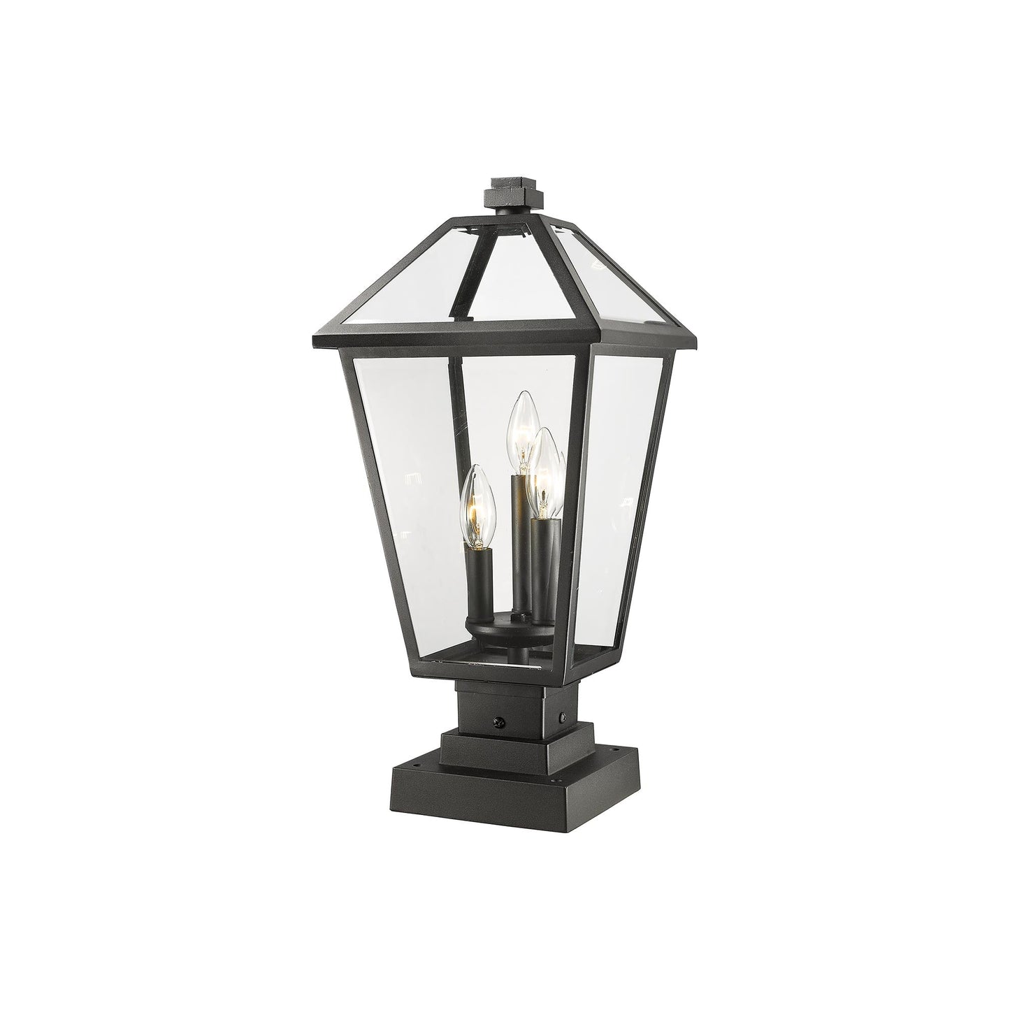 Talbot 579S Outdoor Pier Mount Light in Black (21-Inch).