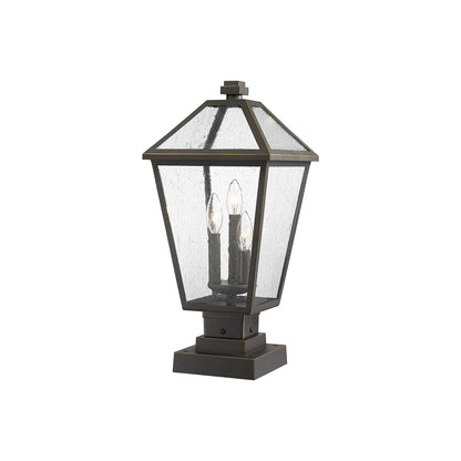 Talbot 579S Outdoor Pier Mount Light in Oil Rubbed Bronze (21-Inch).