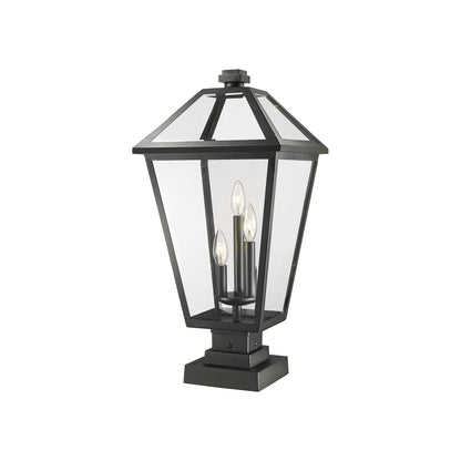 Talbot 579S Outdoor Pier Mount Light in Black (24.75-Inch).