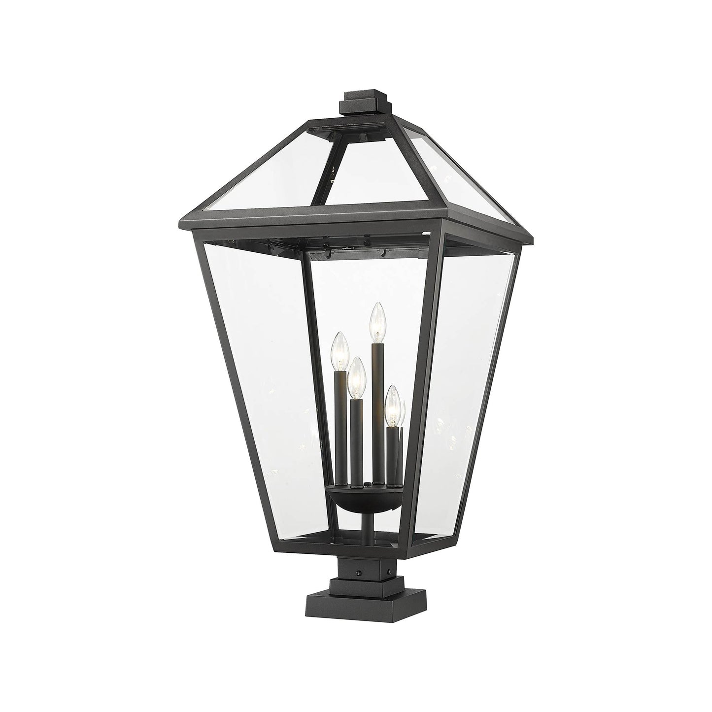 Talbot 579S Outdoor Pier Mount Light in Black (36.63-Inch).