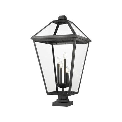 Talbot 579S Outdoor Pier Mount Light in Black (36.63-Inch).