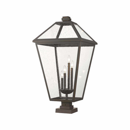 Talbot 579S Outdoor Pier Mount Light in Oil Rubbed Bronze (36.63-Inch).