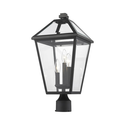 Talbot Outdoor Round Post Light in Detail.