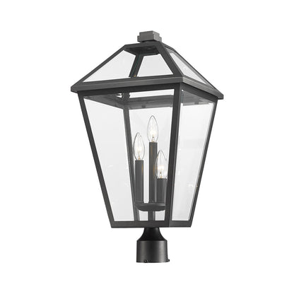 Talbot Outdoor Round Post Light in Detail.