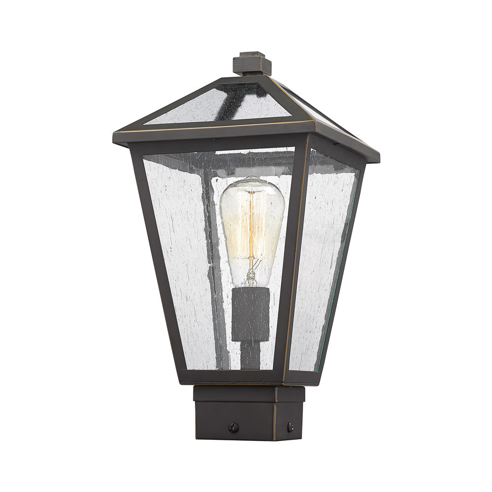 Talbot Outdoor Square Post Light in Detail.